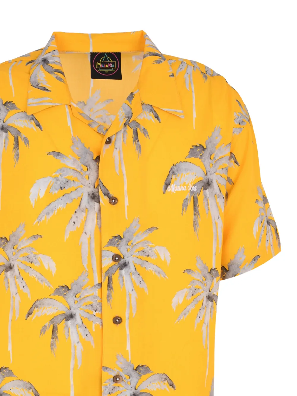 Mauna Kea Overhemd met print Geel