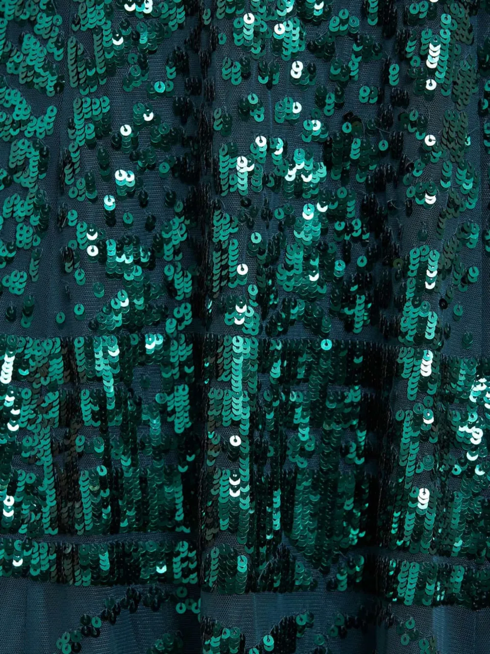 Needle & Thread Aurora maxi-jurk verfraaid met pailletten Groen