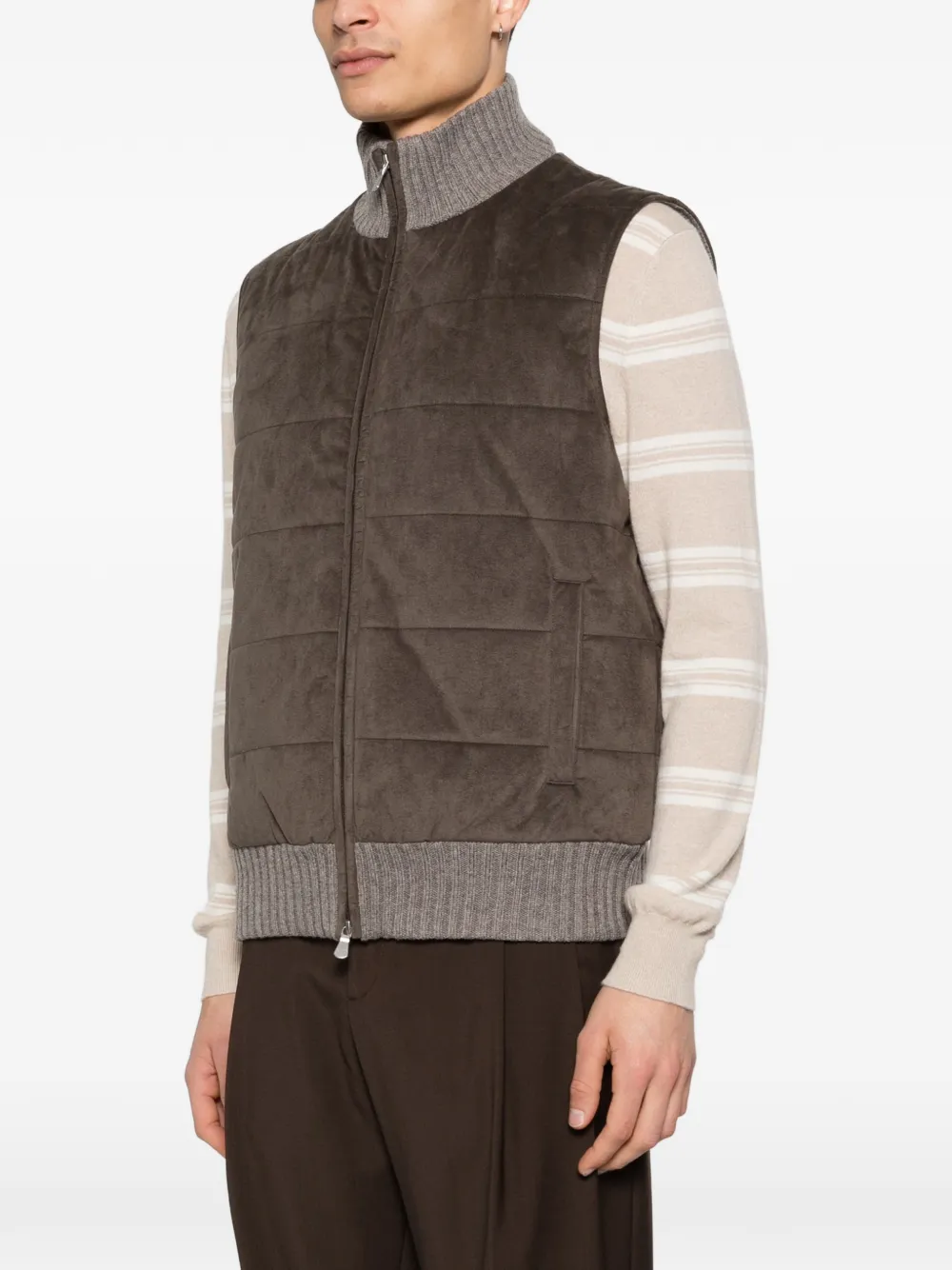 Sleeveless Quilted Gilet