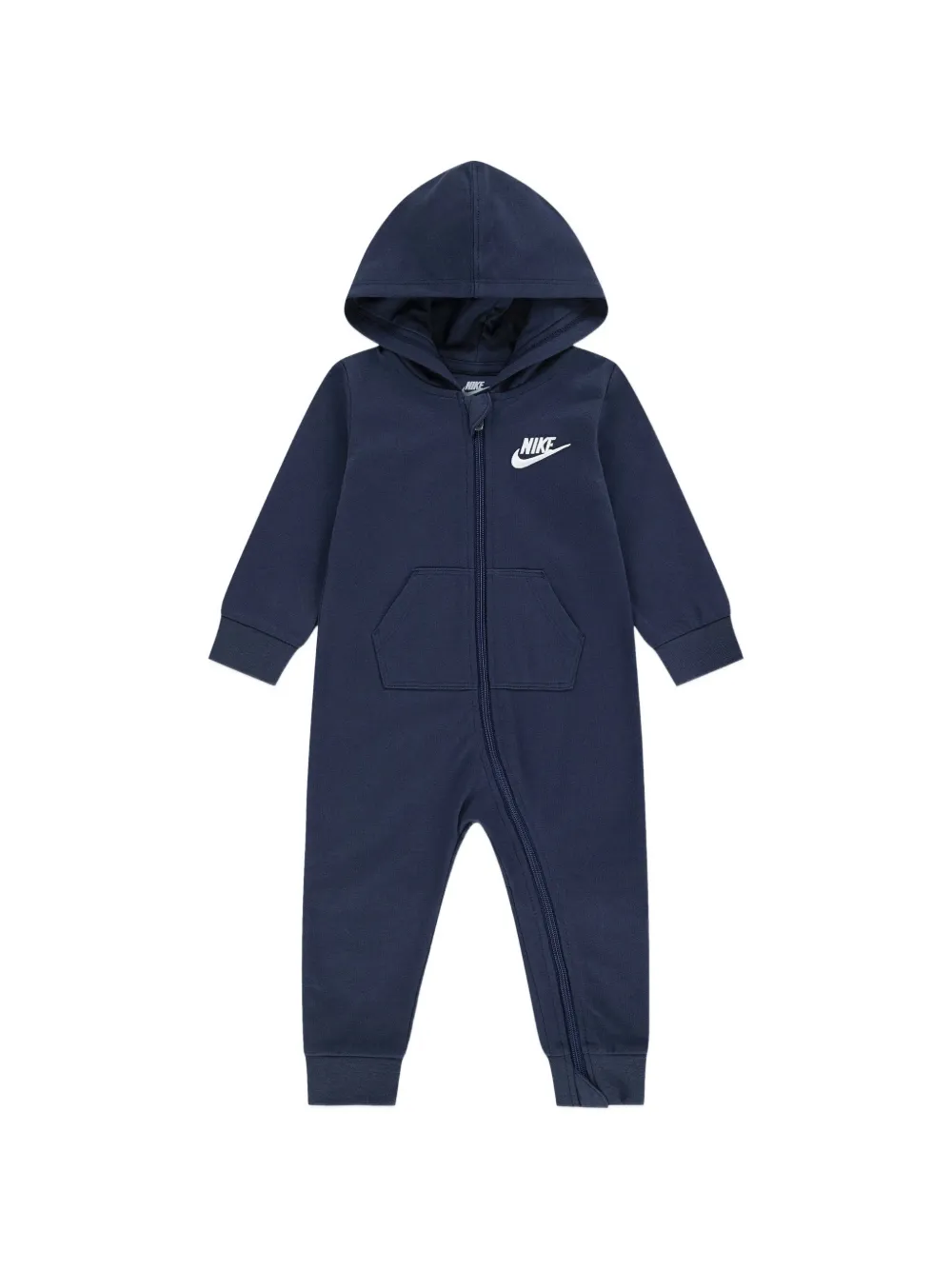 Nike Kids hooded logo romper - Blu
