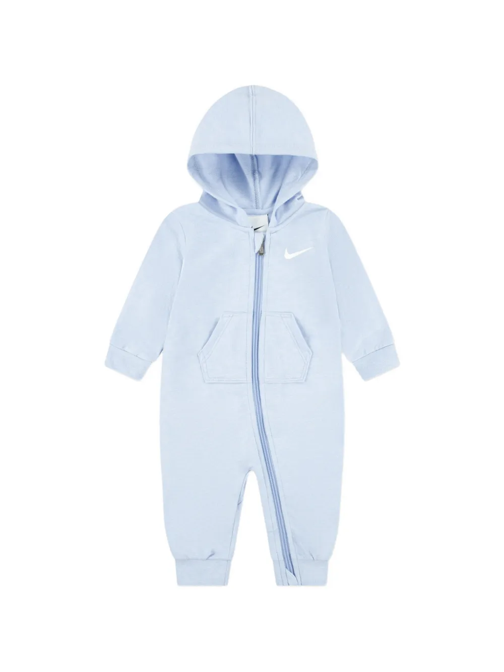 Nike Kids hooded zip romper - Blu