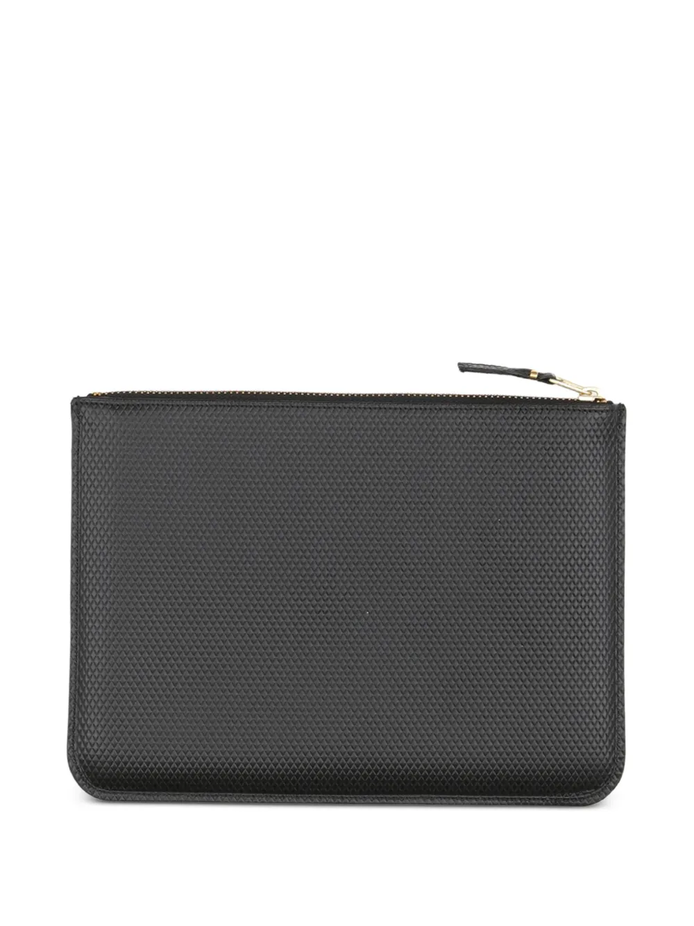  Comme Des Garçons Wallet Textured Zip Wallet - Grey 