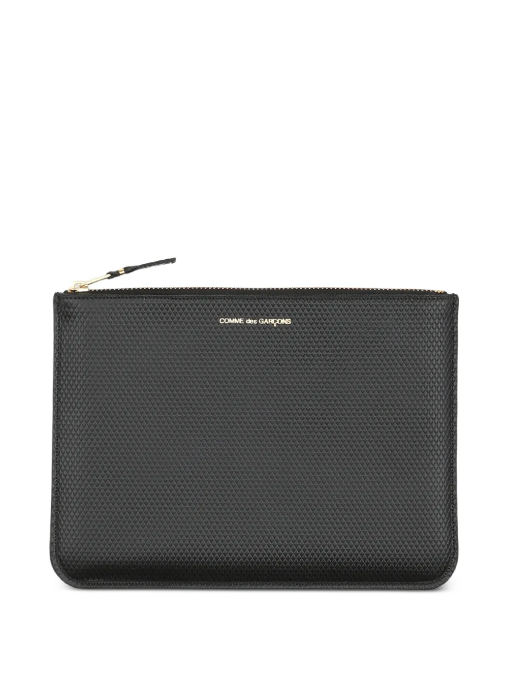 Comme Des Garçons Wallet textured zip wallet - Grigio