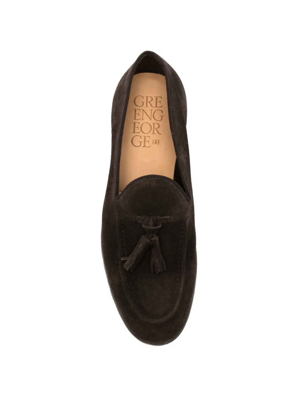 Green George Loafers met kwastje Bruin