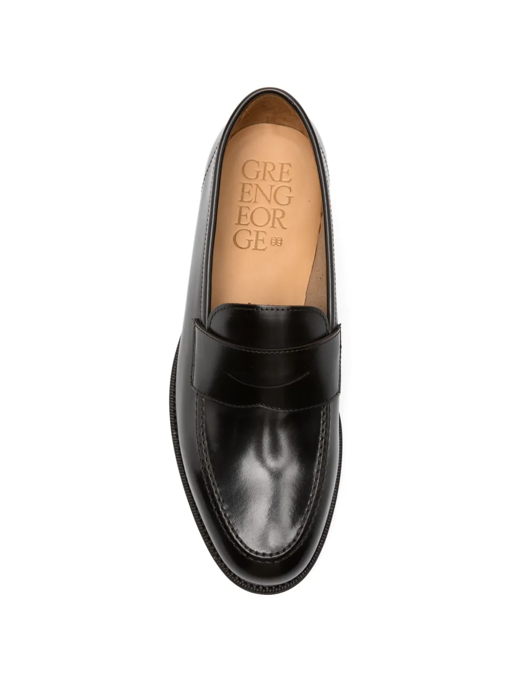 Green George Penny loafers Bruin