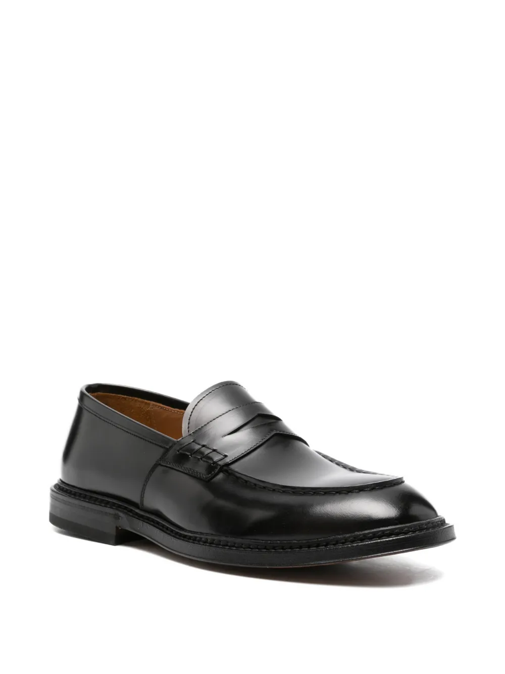 Green George penny loafers | Image 2