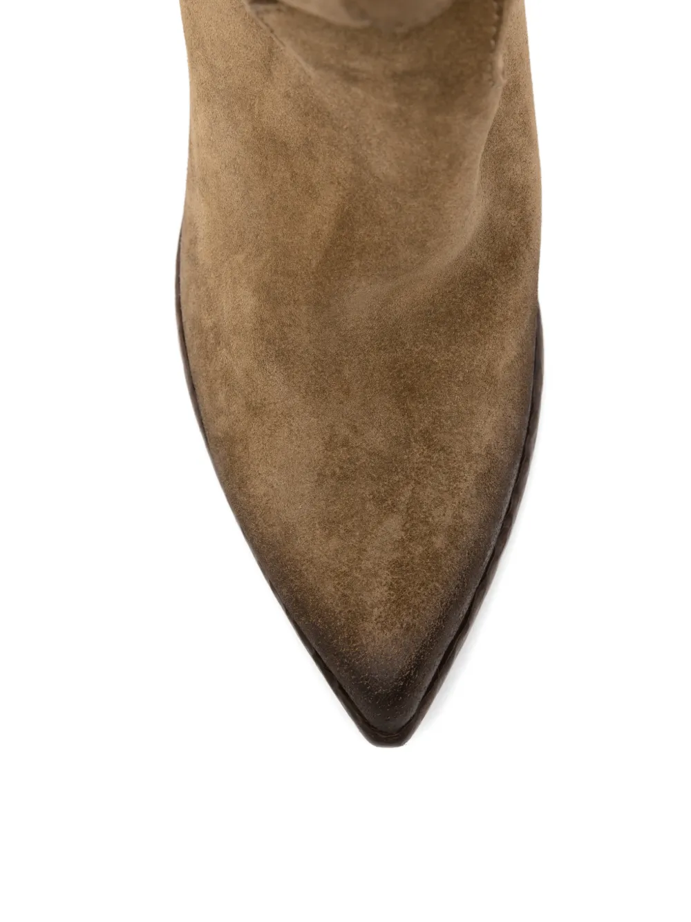 Elena Iachi Laarzen met stiksel Bruin