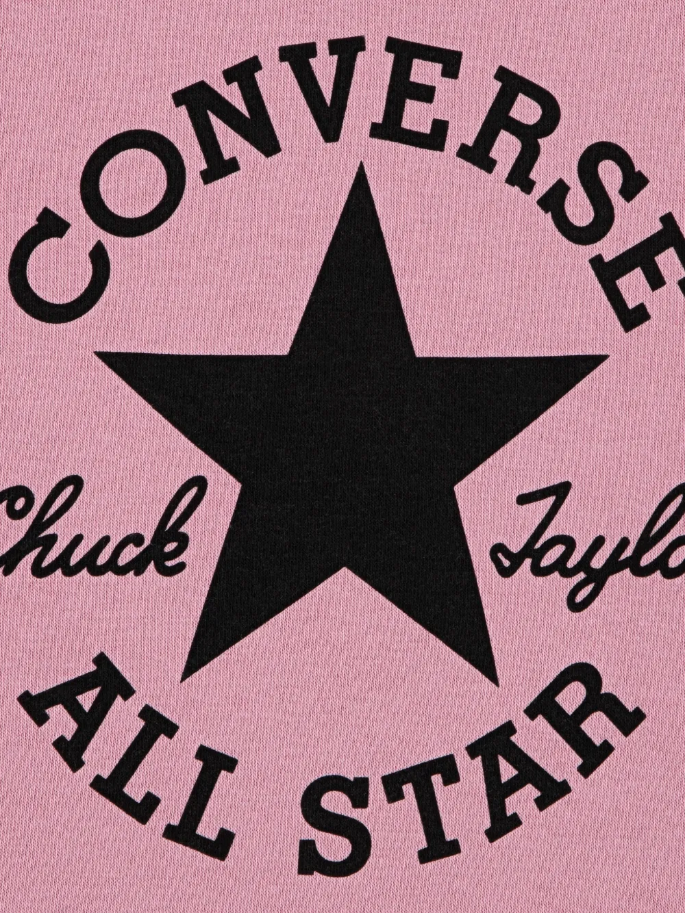 Converse Kids Hoodie met print Roze