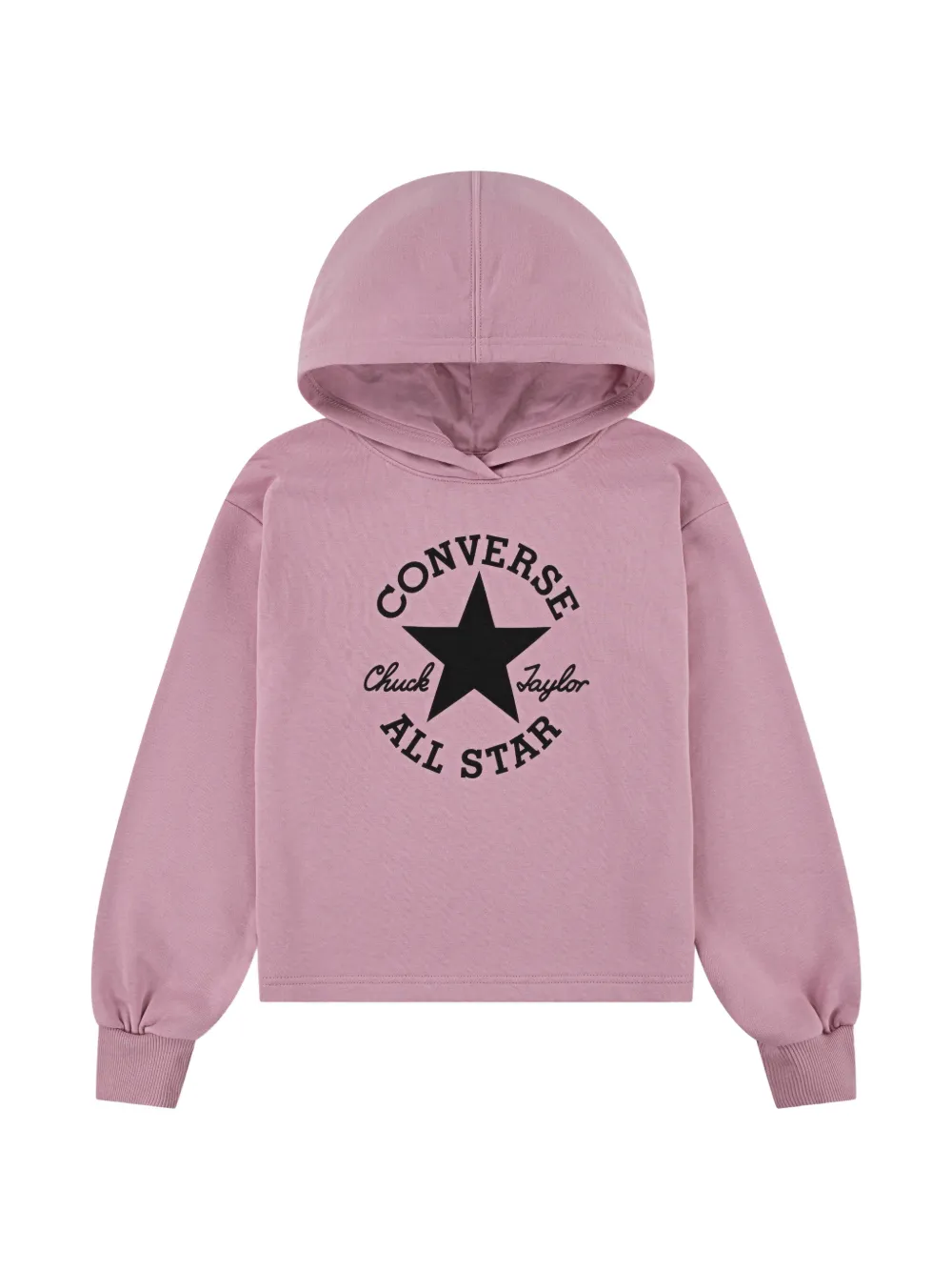 Converse Kids graphic-print hoodie - Pink