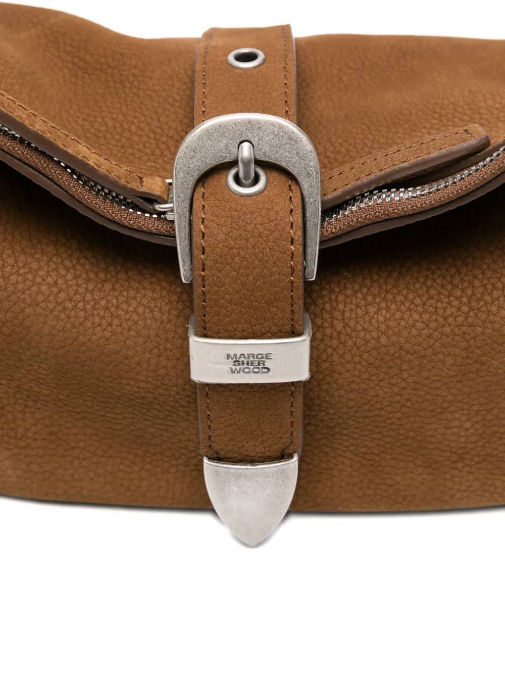  Marge Sherwood Belted Shoulder Bag - Brown 