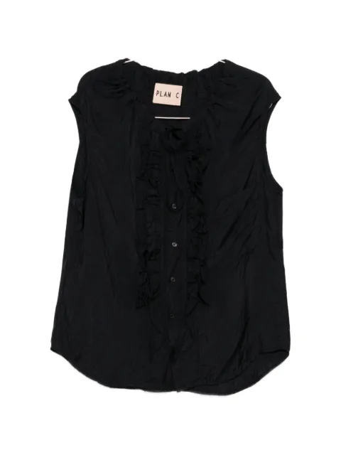 Plan C ruffled blouse