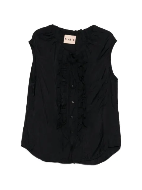 Plan C ruffled blouse