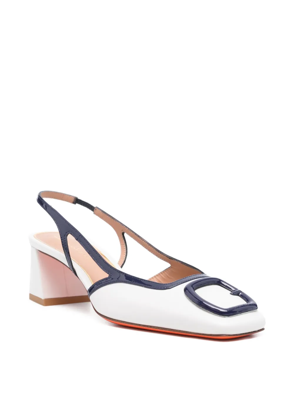 Santoni Slingback pumps Wit