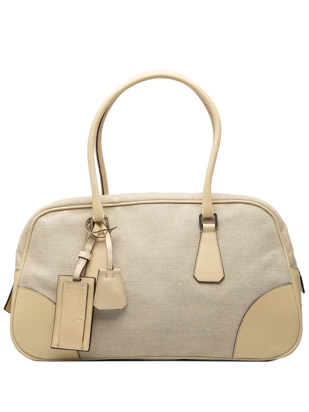 Prada Pre-Owned Borsa a spalla in tela 2013-2026 - Marrone