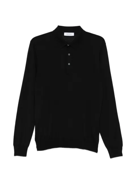 Gran Sasso long-sleeve buttoned polo shirt