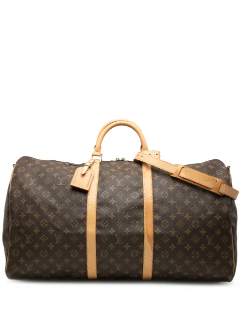 Louis Vuitton Pre-Owned bolsa de viaje Monogram Keepall Bandouliere 60 1999