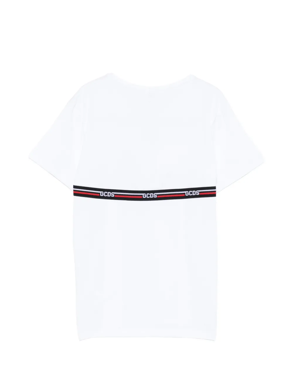 Gcds Kids T-shirt met ronde hals Wit