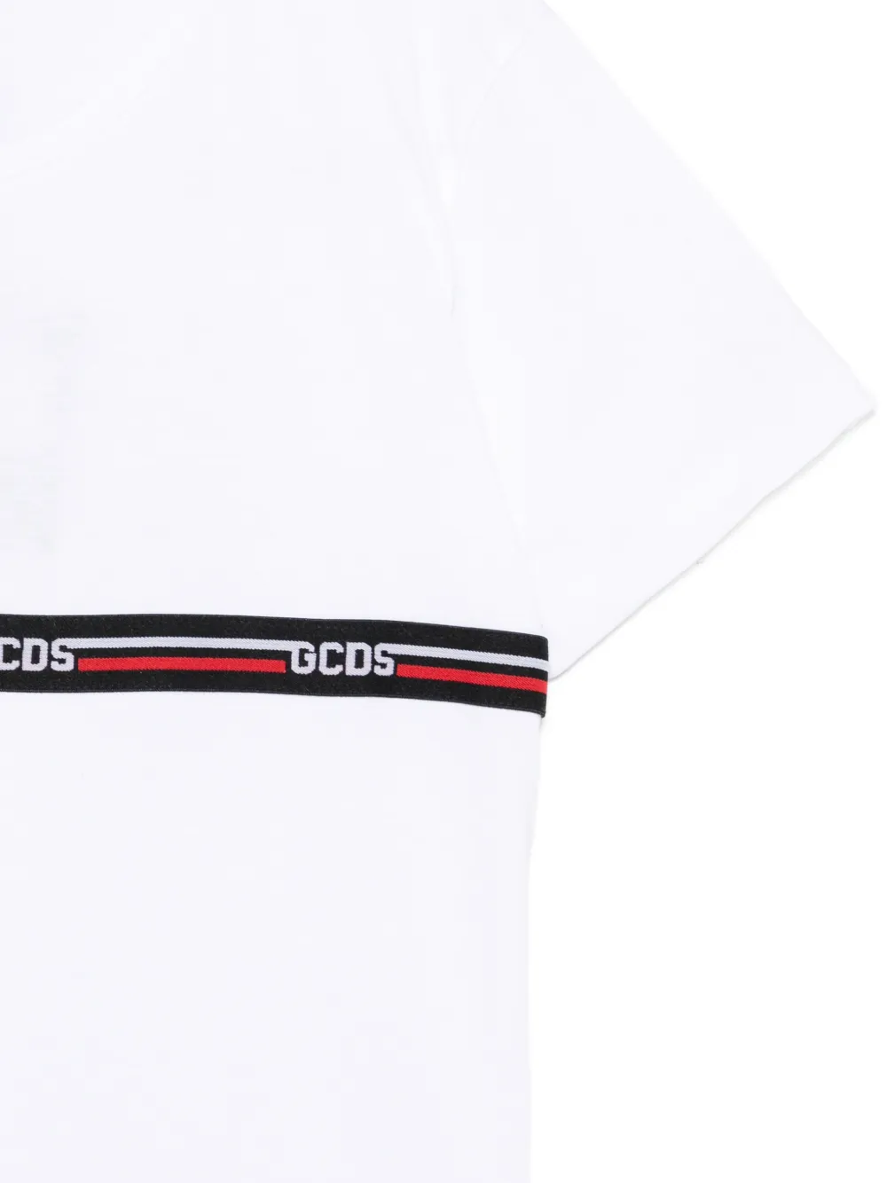 Gcds Kids T-shirt met ronde hals Wit