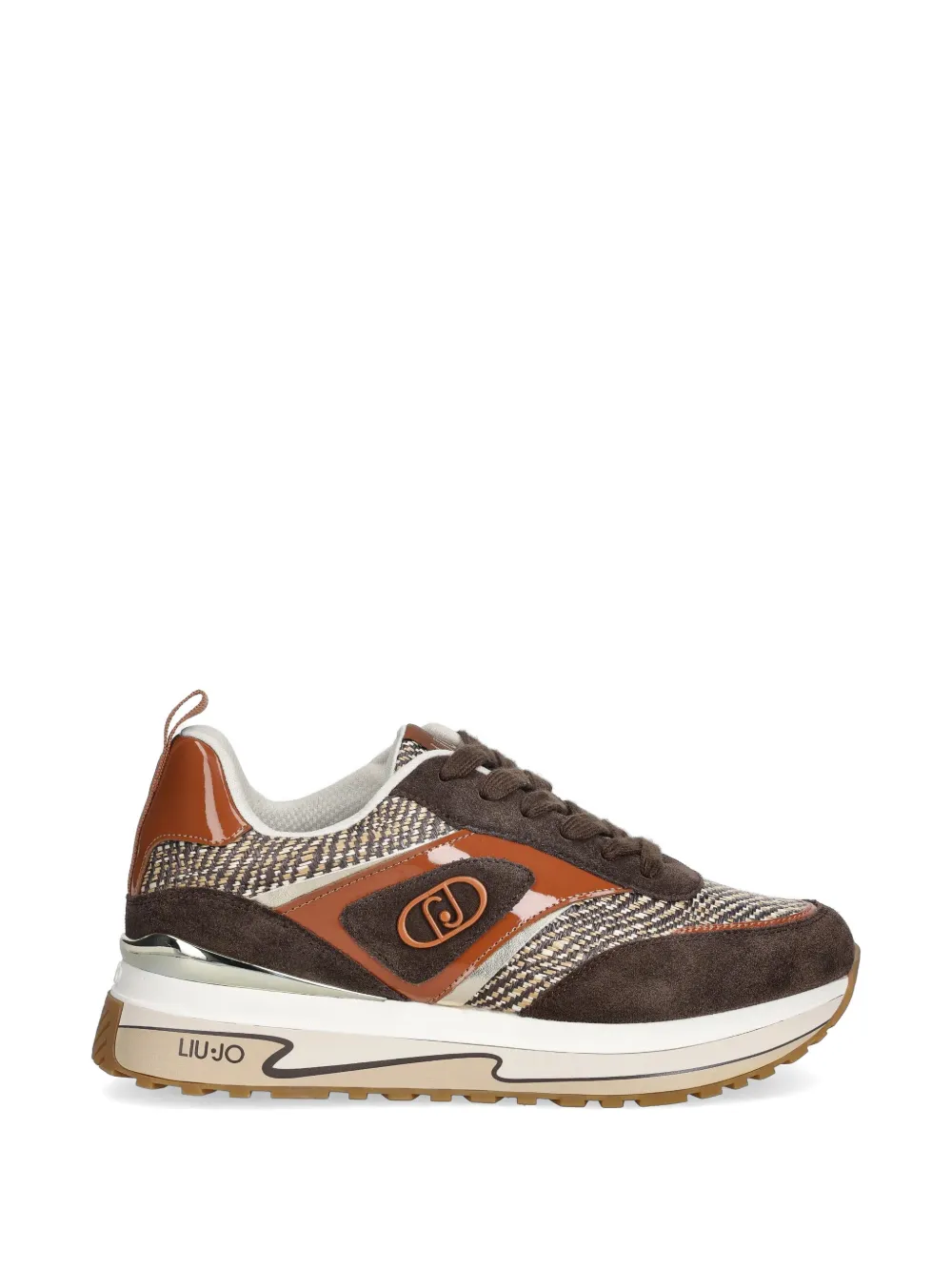 LIU JO Sneakers met logo Bruin