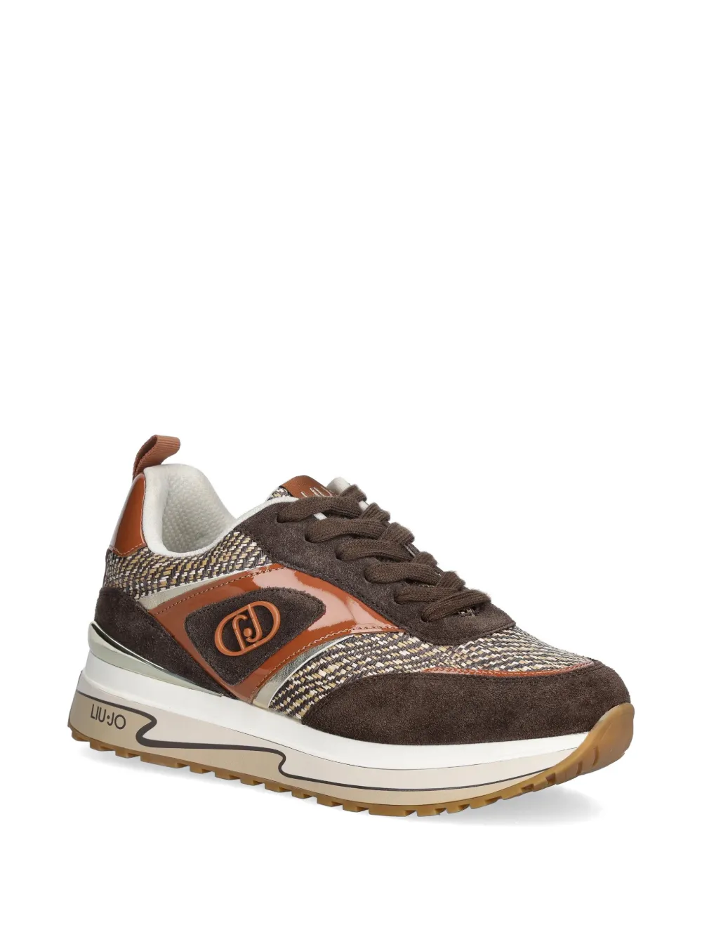 LIU JO Sneakers met logo Bruin