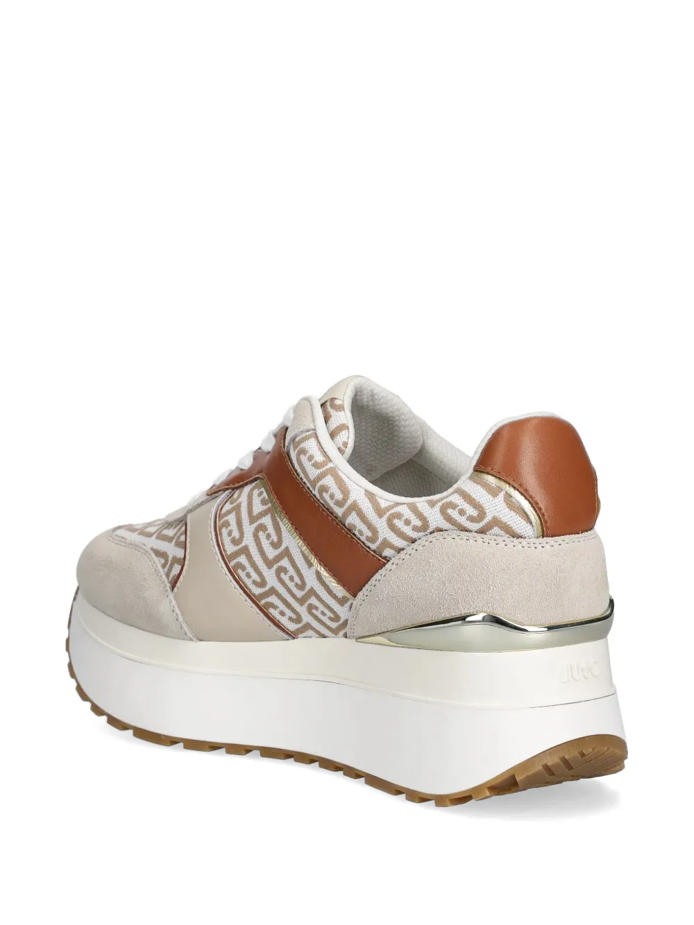 LIU JO Sneakers met logopatroon Beige