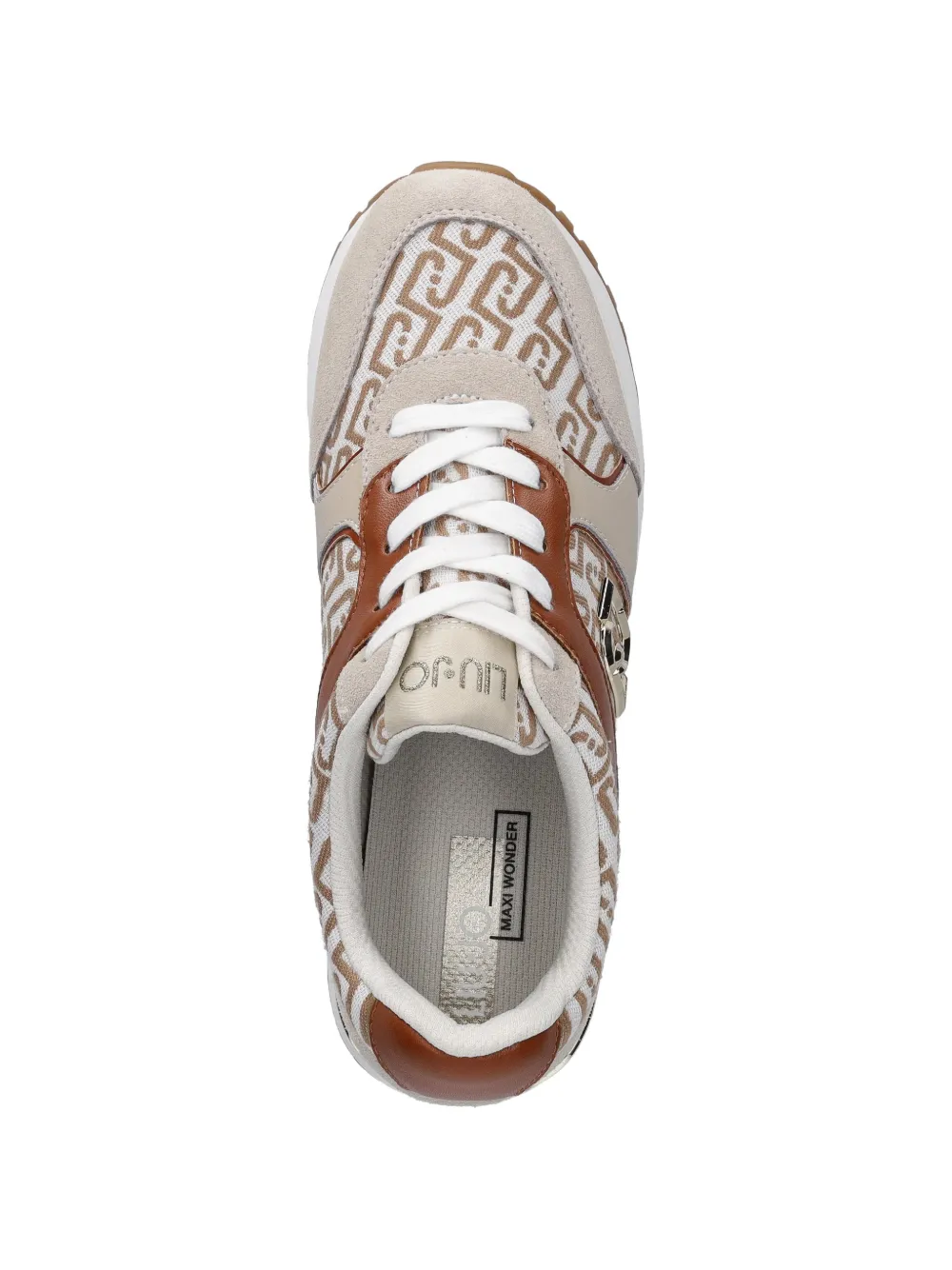 LIU JO Sneakers met logopatroon Beige