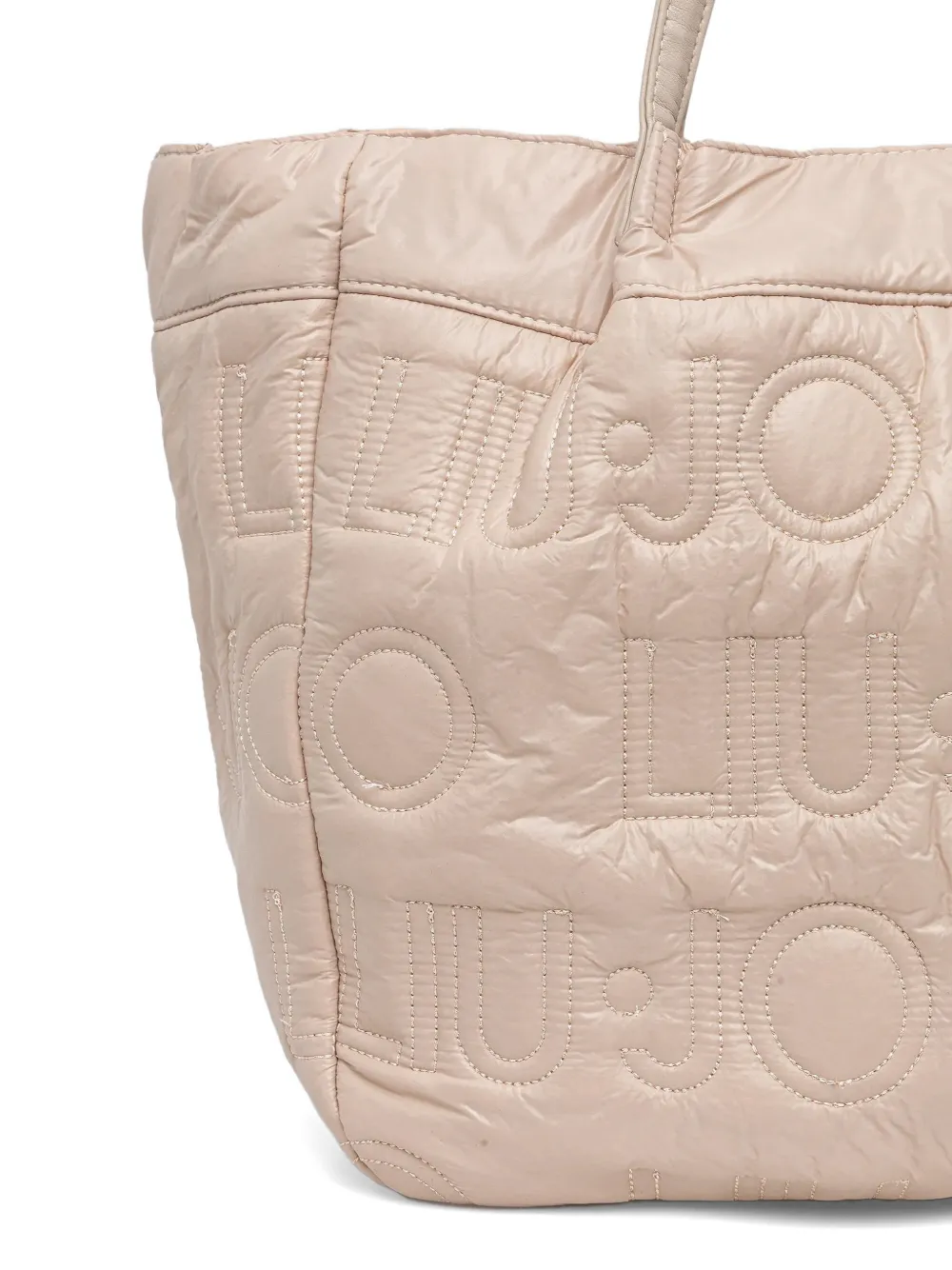 Logo Quilted Tote Bag