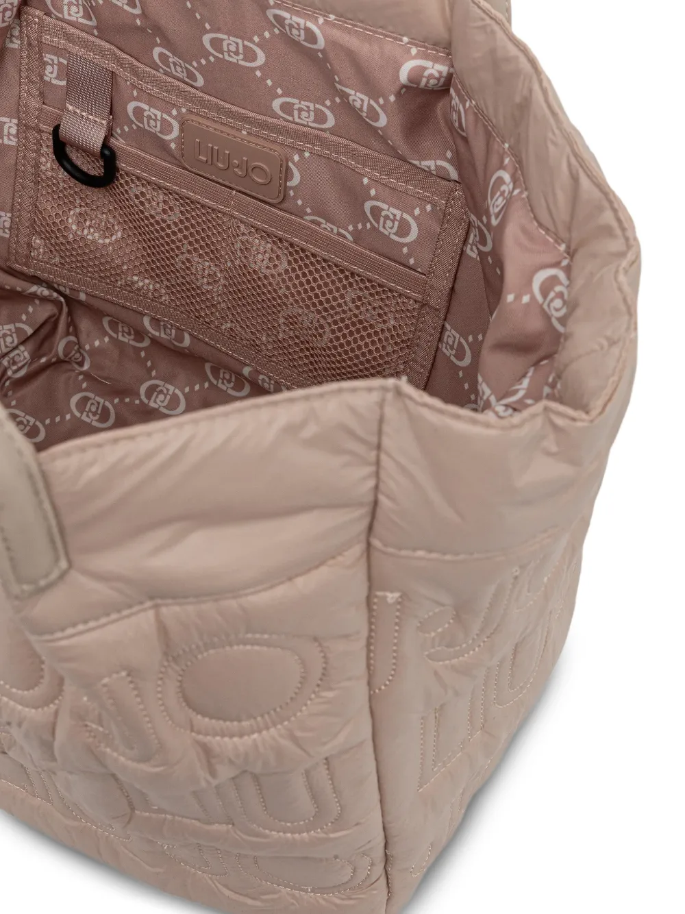 Logo Quilted Tote Bag