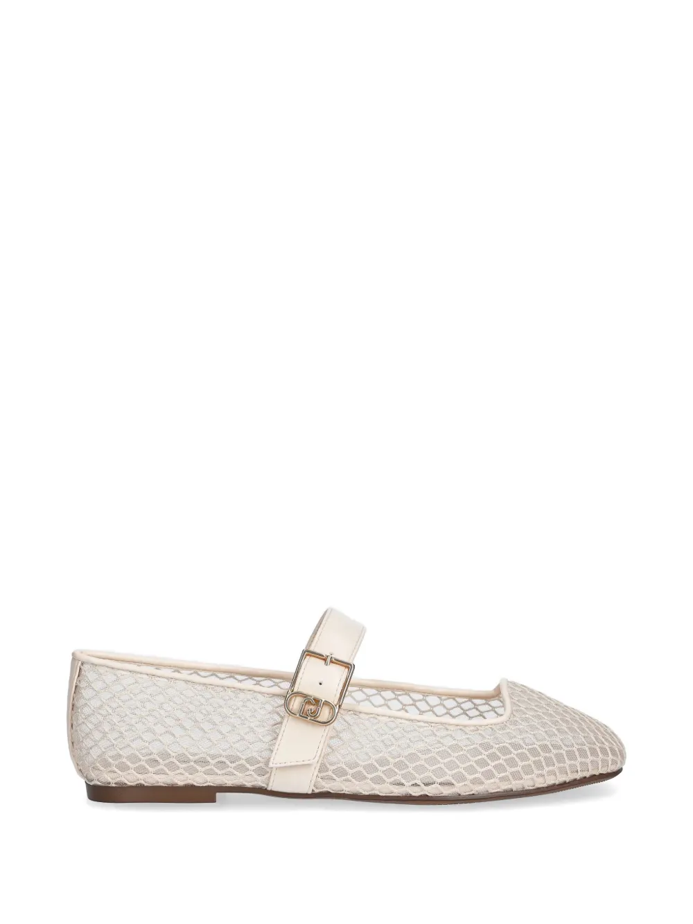 LIU JO buckle-strap ballet flats - Toni neutri