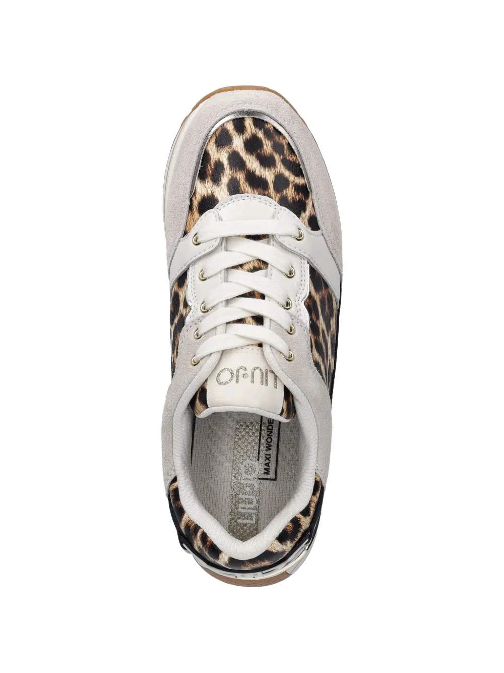 LIU JO Sneakers met luipaardprint Beige