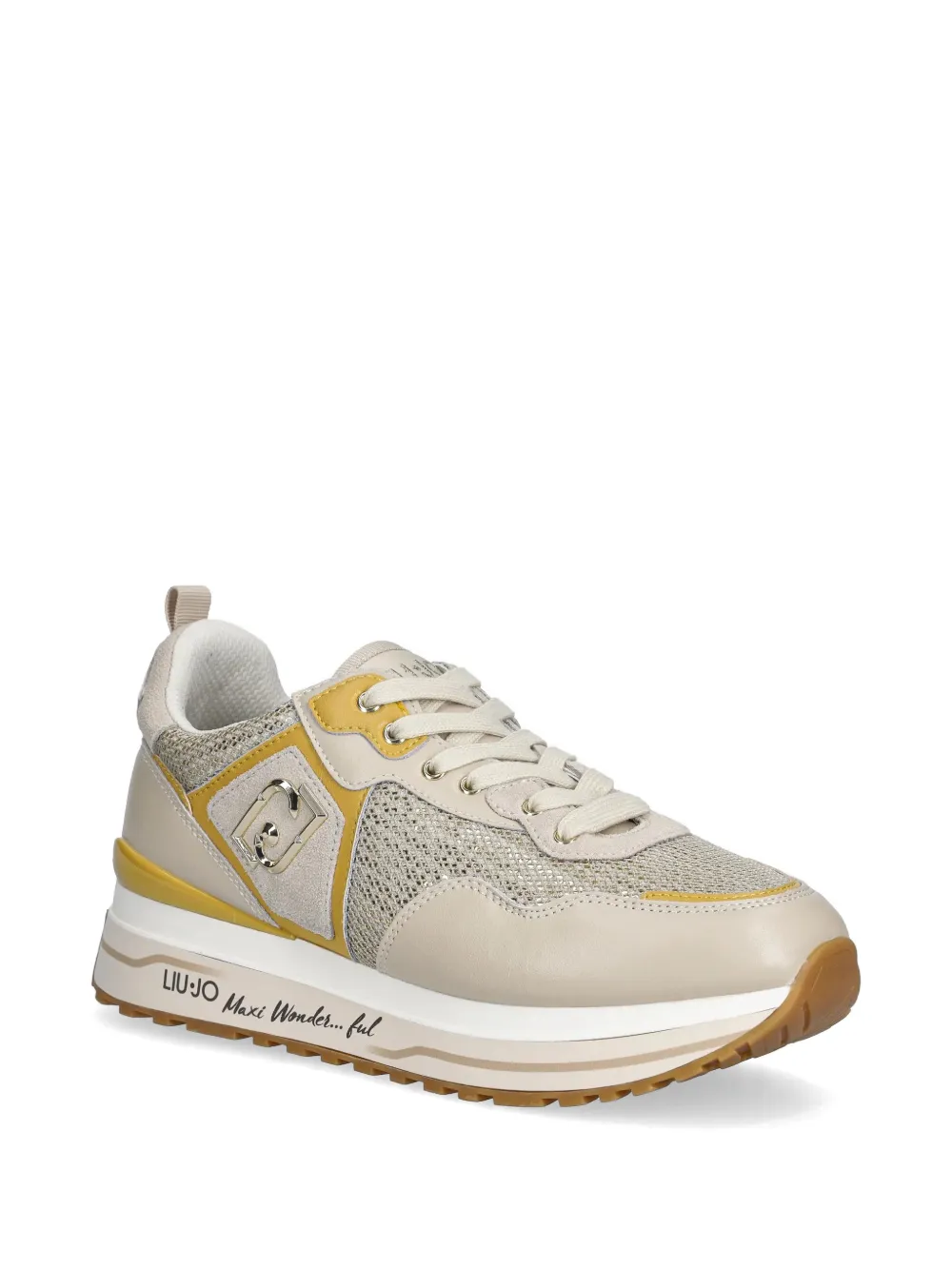 LIU JO Sneakers met logo Beige