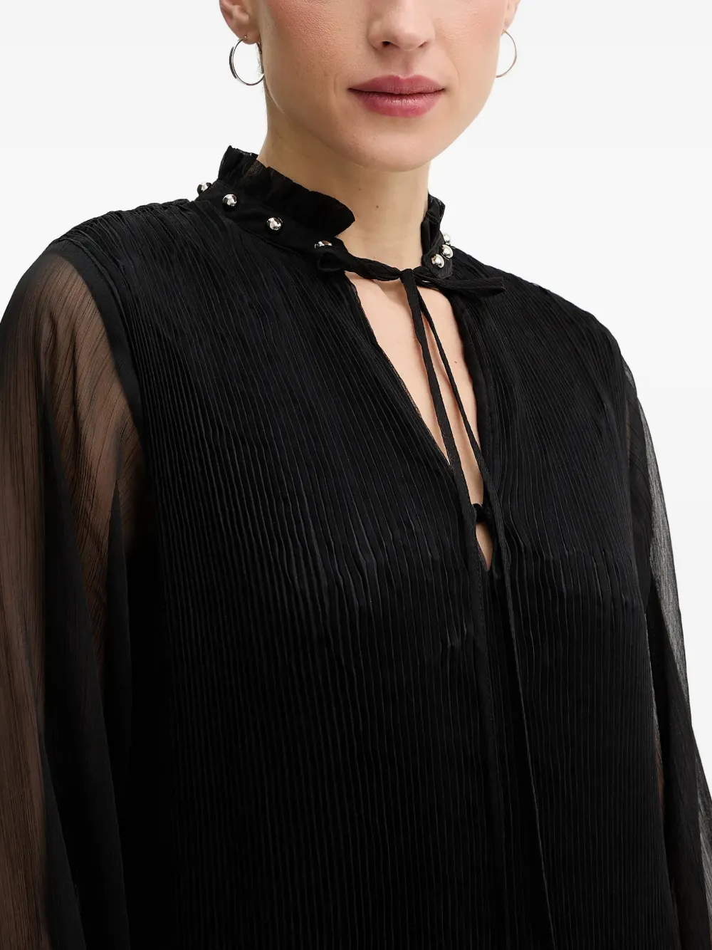 LIU JO Mini-jurk met lange mouwen Zwart
