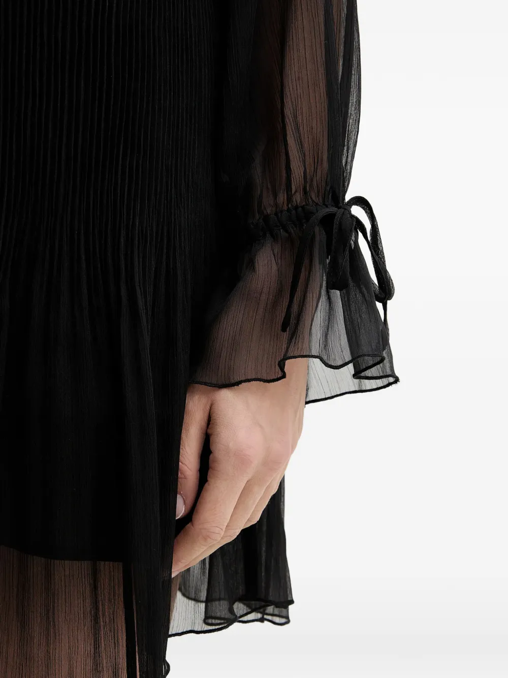 LIU JO Mini-jurk met lange mouwen Zwart