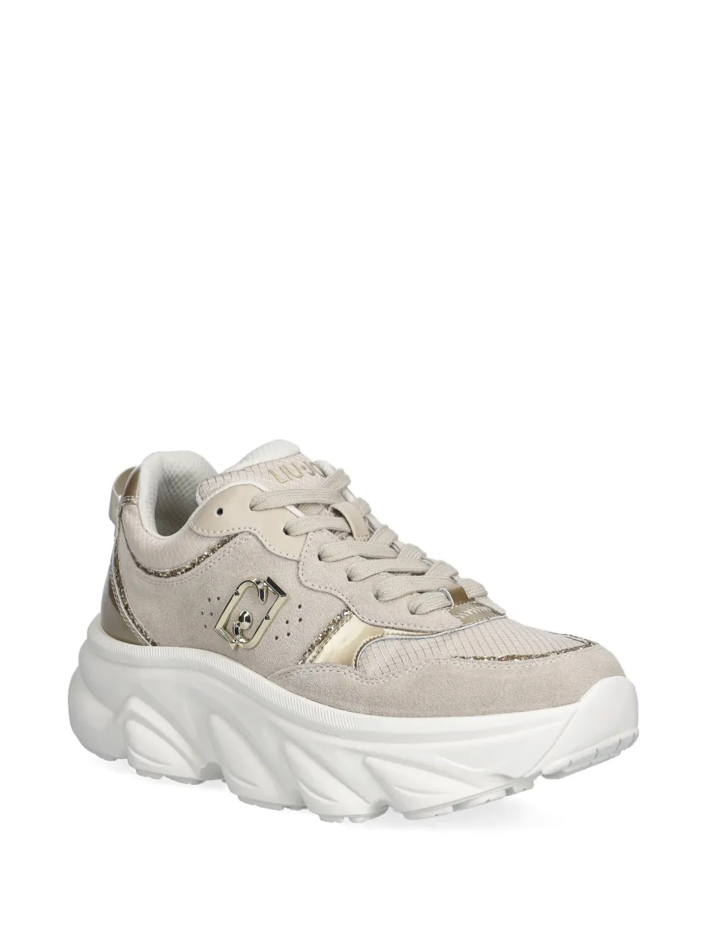LIU JO Sneakers met logo-applicatie Beige
