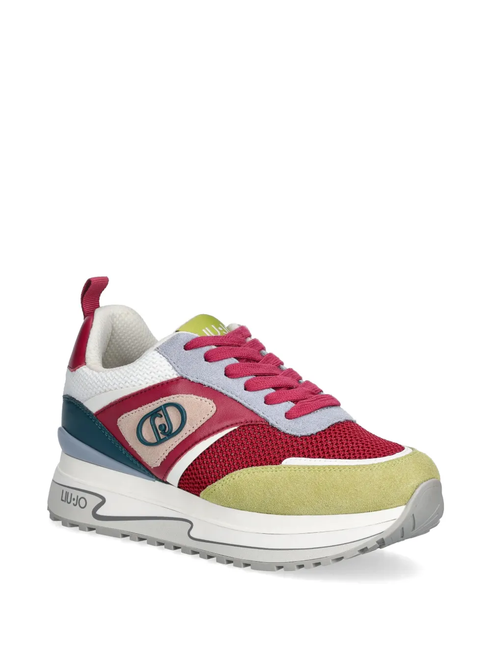 LIU JO Suède sneakers met logo Rood