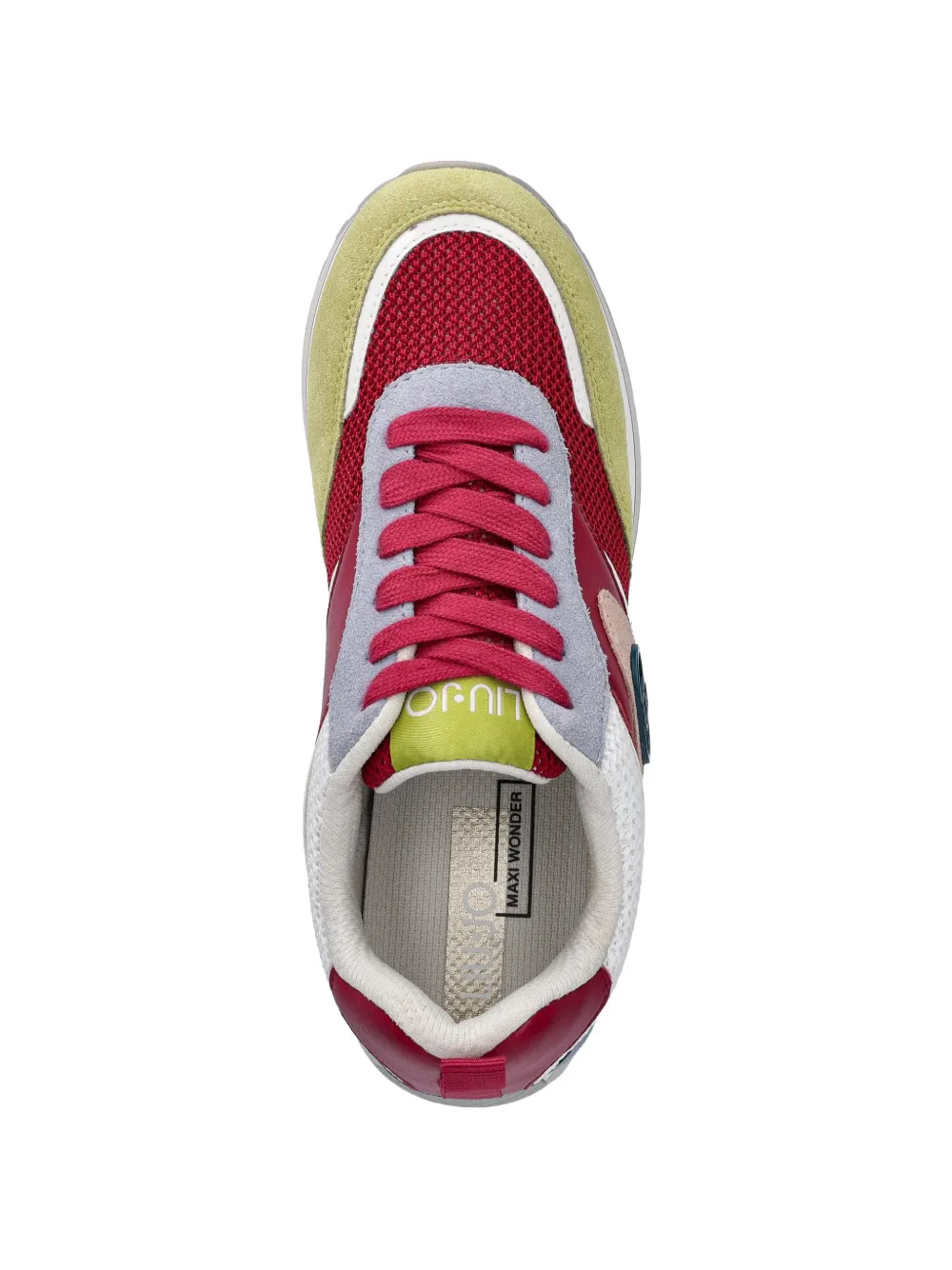 LIU JO Suède sneakers met logo Rood