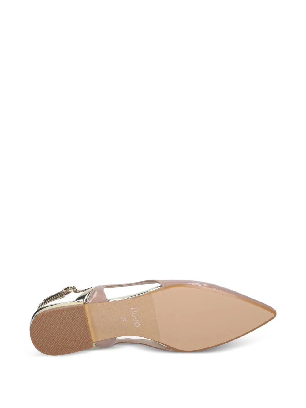 LIU JO Platte slingback pumps Roze