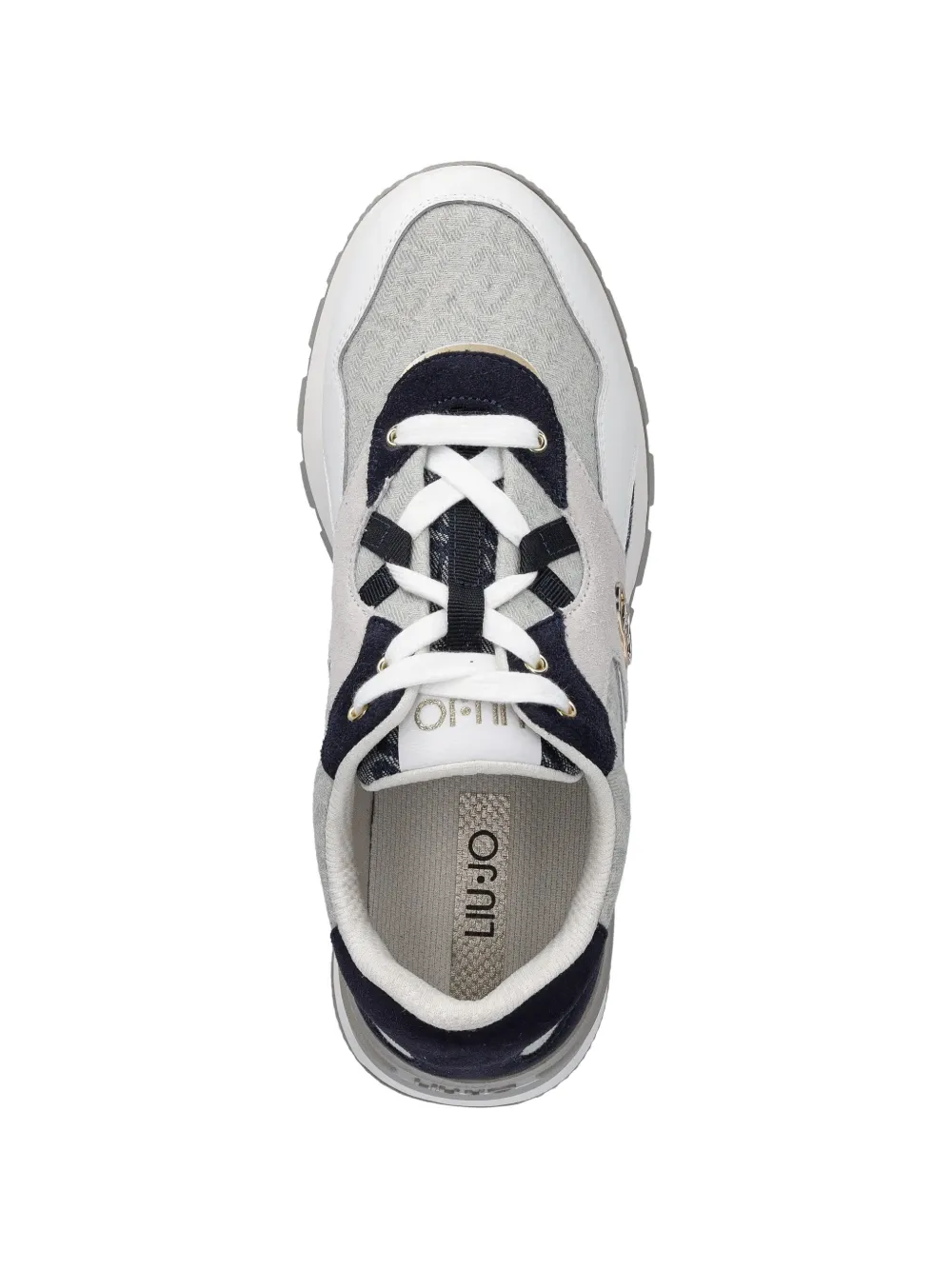 LIU JO Sneakers met vlakken embleem Wit