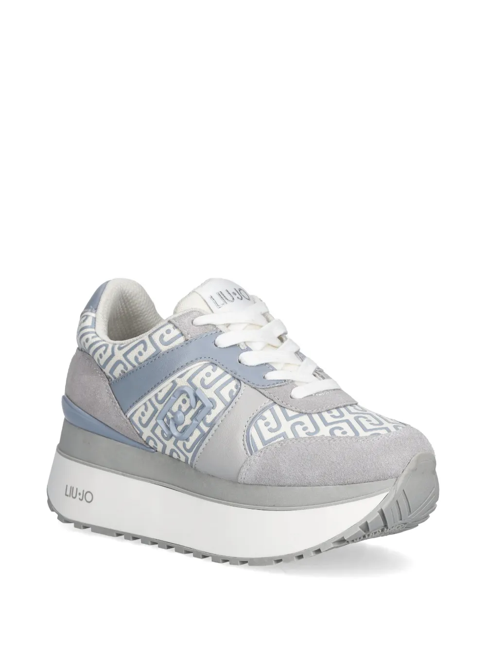 LIU JO Sneakers met plateauzool en logodetail Blauw