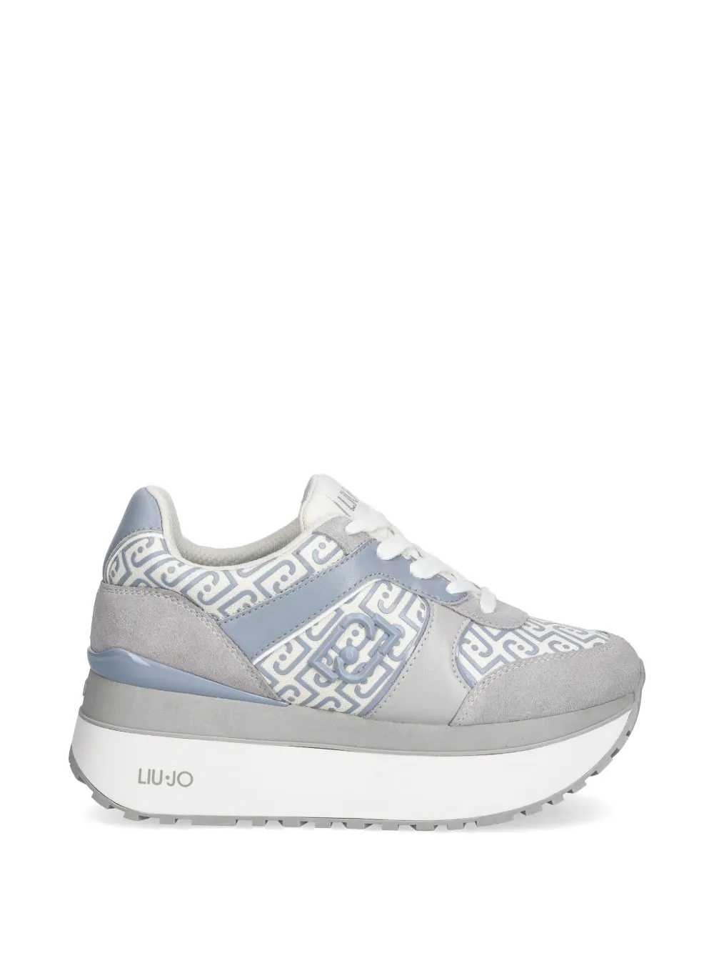 LIU JO Sneakers met plateauzool en logodetail Blauw