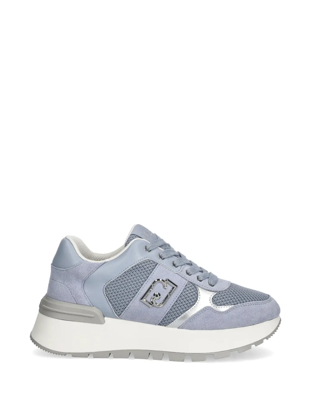LIU JO logo-appliqué sneakers - Blu