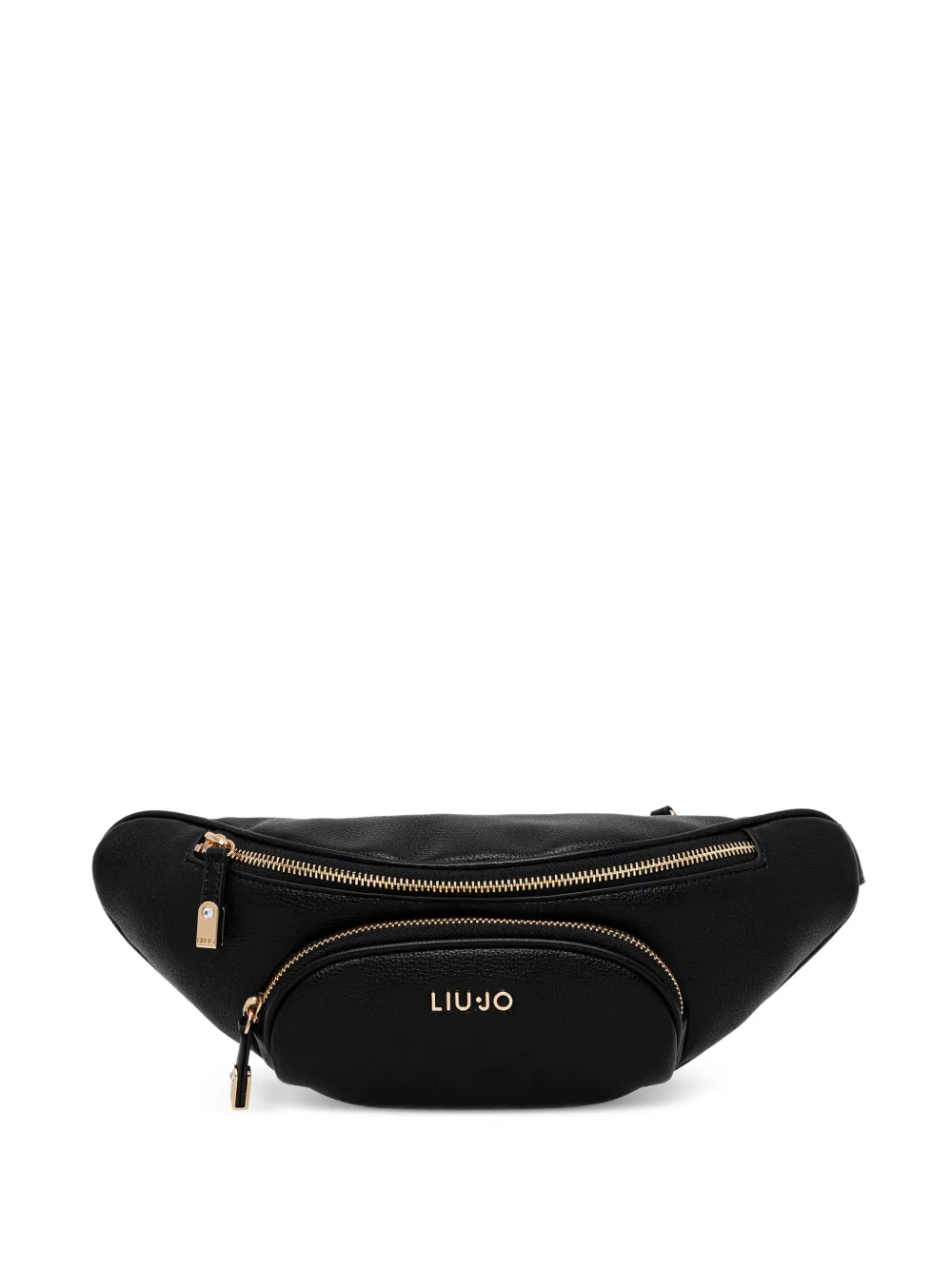 LIU JO logo-detail zip belt bag - Nero