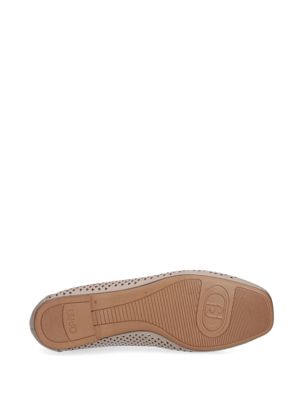 LIU JO Geperforeerde loafers Beige