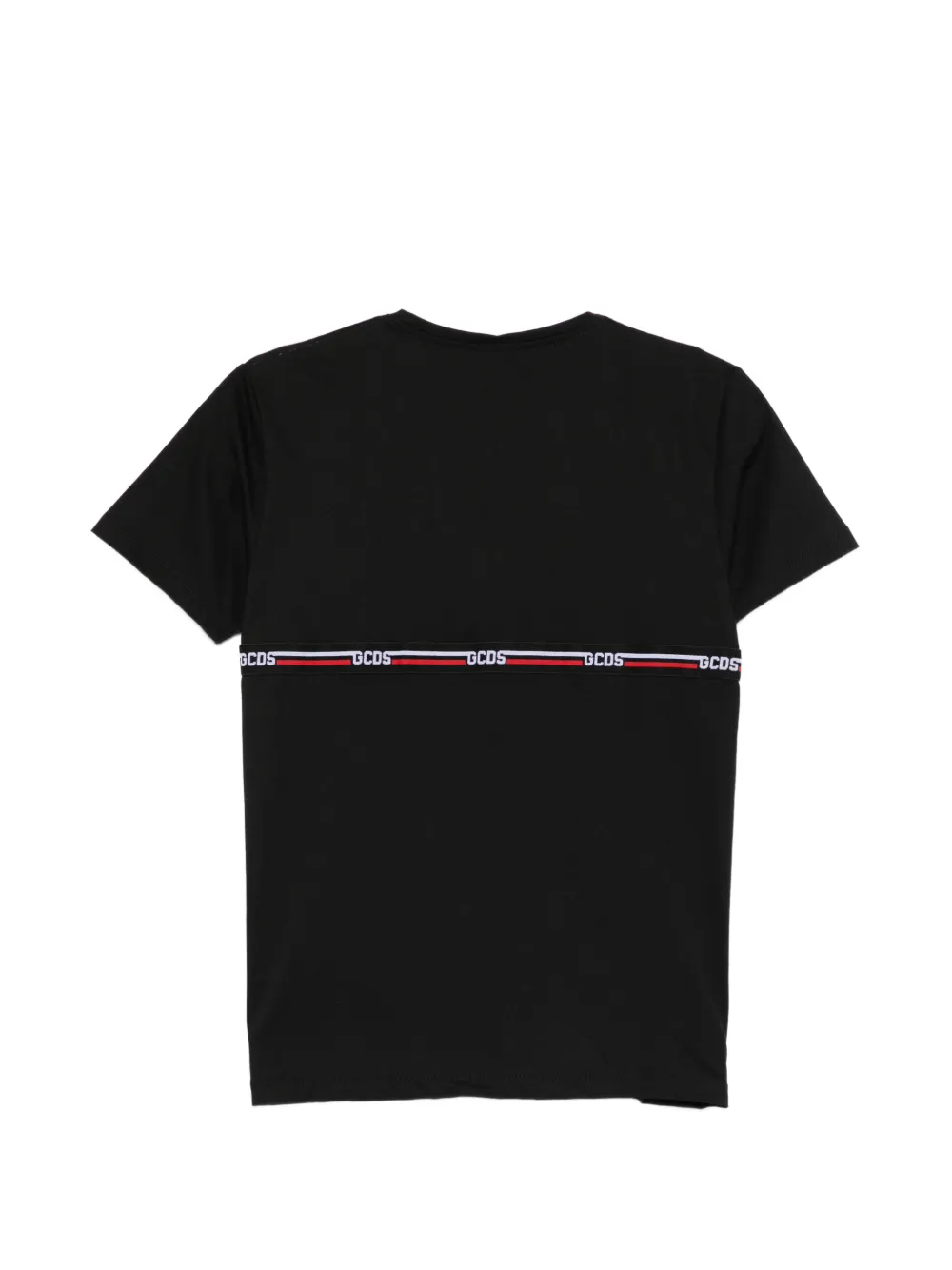 Gcds Kids T-shirt met logo Zwart