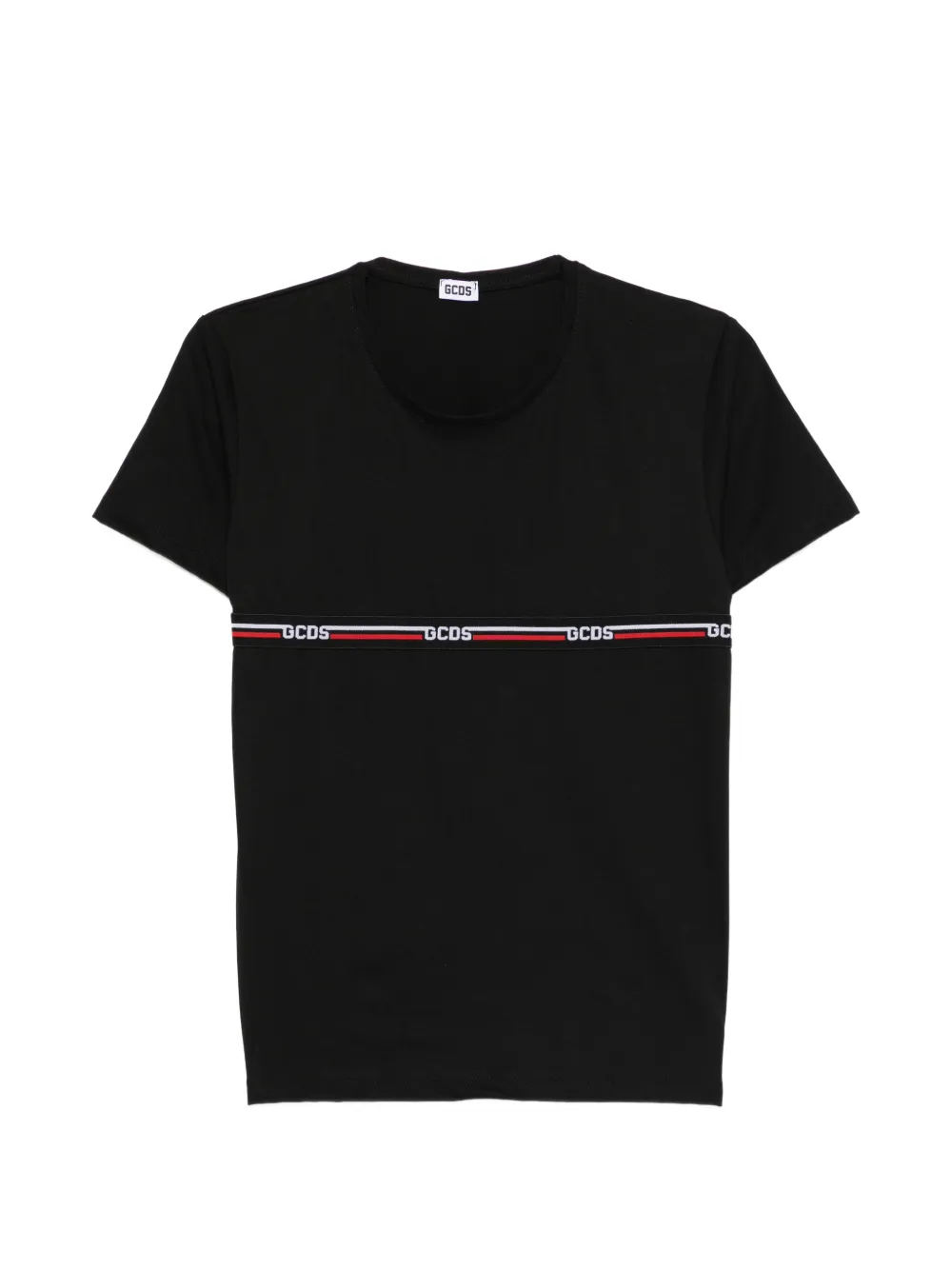 Gcds Kids T-shirt con logo - Nero