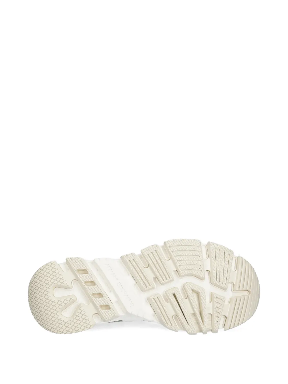 Armani Exchange Sneakers met vlakken Beige