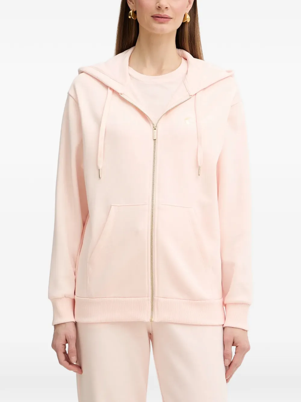 Armani Exchange Felpa con cappuccio e zip - Rosa