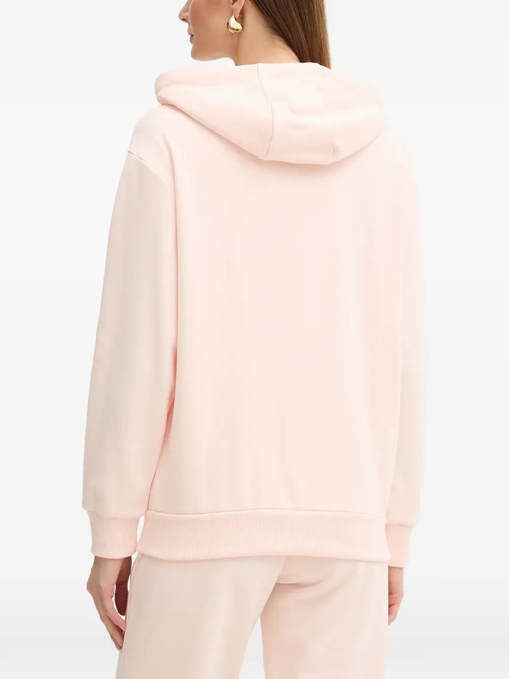 Armani Exchange Hoodie met rits Roze