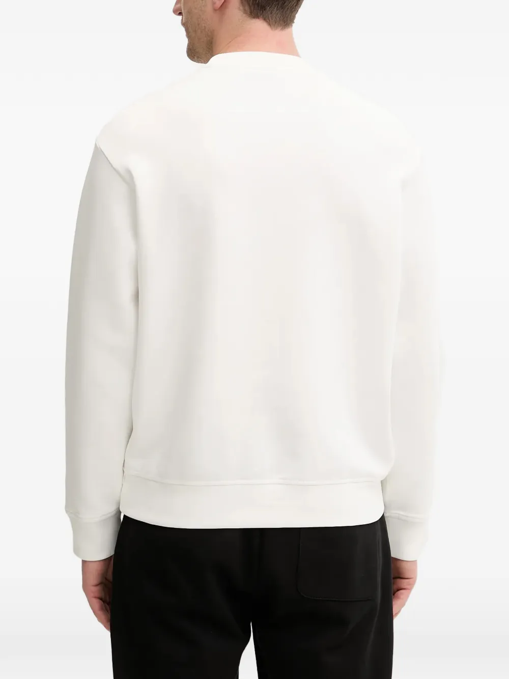  Armani Exchange Embroidered Sweatshirt - White 