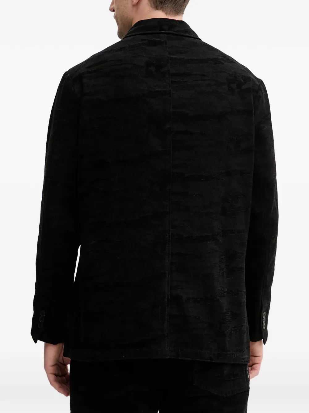  Armani Exchange Double-breasted Jacket - Black 